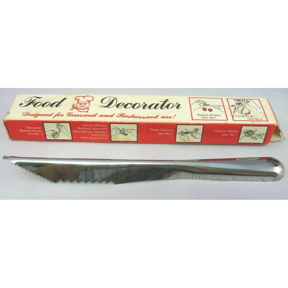 Quikut Vintage Food Decorator Tool Stainless Steel Chef Tool New Free Shipping